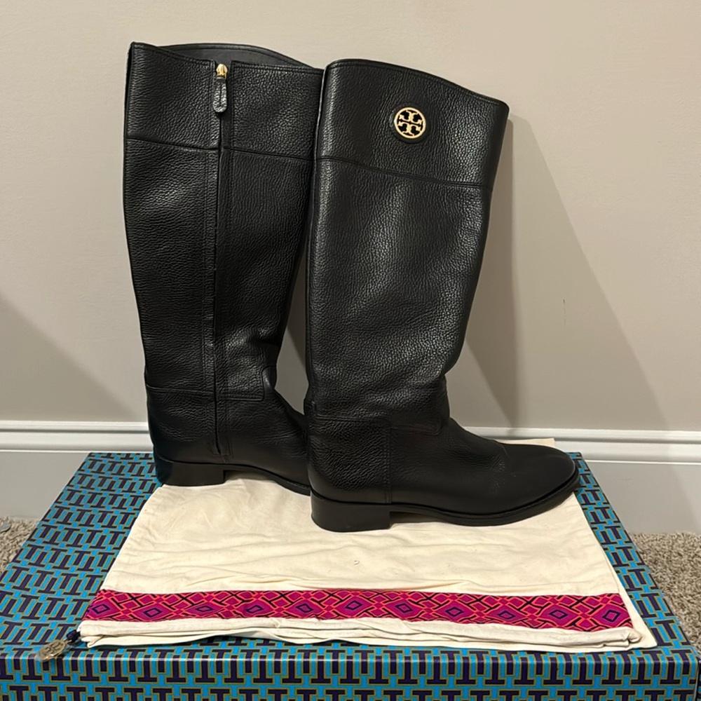 Tory Burch Junction Riding Boot - Picture 2 of 16